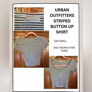 Urban Outfitters Striped Button Up Shirt